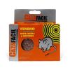 BOX WITH 2 SACHETS OF 40 GR OF POISON IN CHURRITO MATA - RATS AND MICE CAZAFACIL